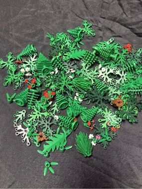 LEGO Huge Lot Trees Plants Flowers MOC Greenery Leaves